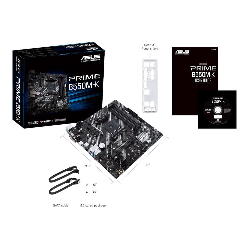 Placa de baza ASUS PRIME B550M-K, Socket AM4, DDR4, Micro-ATX - 3