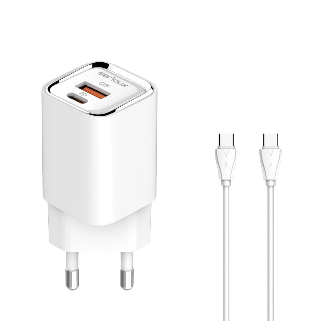 Incarcator retea Serioux 30W Quick Charge, Intrare AC100-240V~ 50/60Hz 0.7A - 2