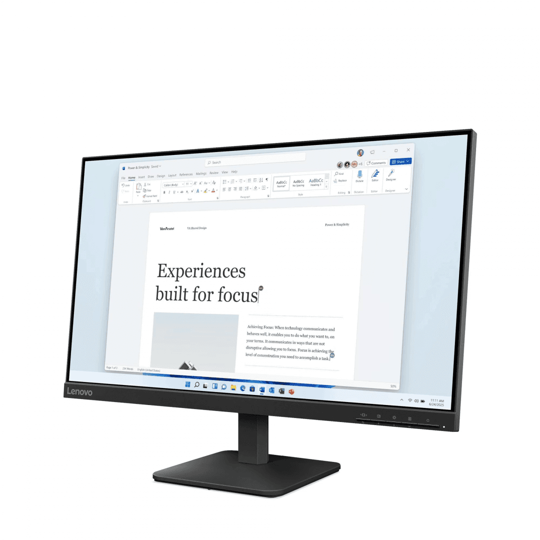 Monitor 23.8" Lenovo L24-4e, LED, In-Plane Switching, 1920x1080; 48Hz – - 8