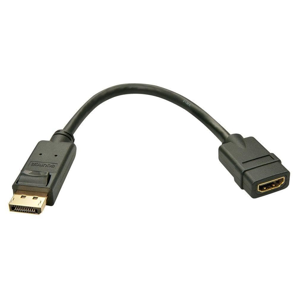 Adaptor Lindy LY-41005, DisplayPort 1.2 to HDMI 1.3, negru - 2