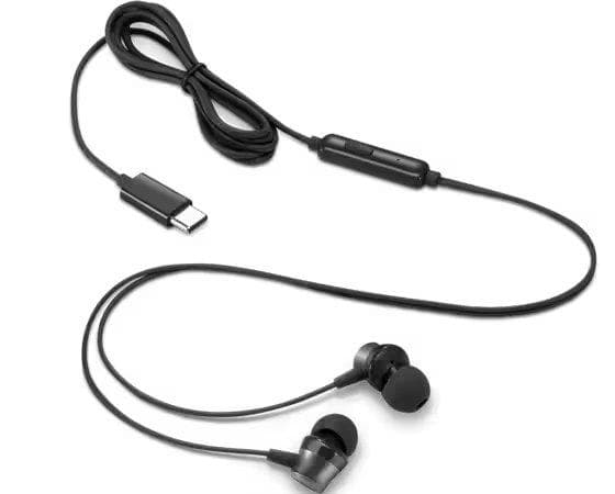 Casti In-ear LENOVO 4XD1J77351, Cu fir, Negru - 4