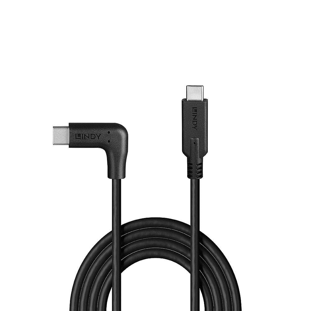 Cablu Lindy USB C 3.2 90° Right angle, lungime 1m, - 2