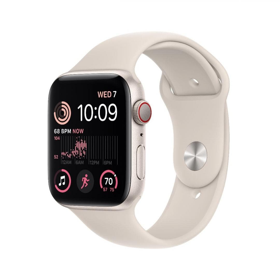 Apple Watch SE GPS + Cellular 40mm Starlight Aluminium Case