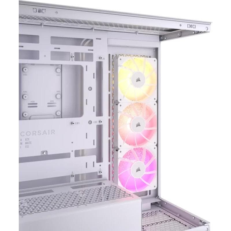 Carcasa CORSAIR 3500X ARGB, Mid Tower, White - 6
