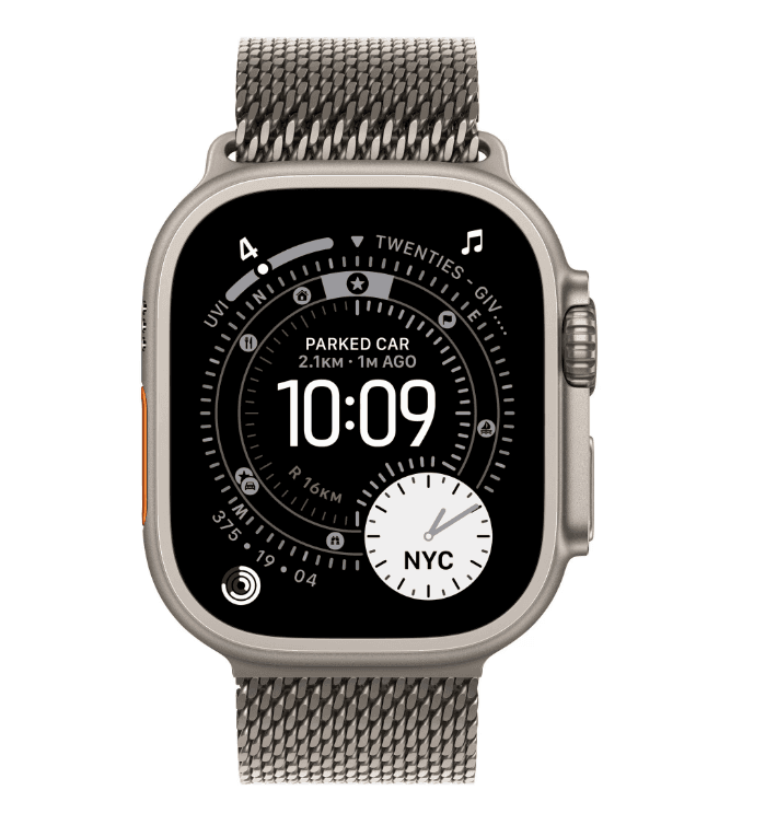 Apple Watch Ultra 3 GPS + Cellular 49mm Natural Titanium Case with Natural