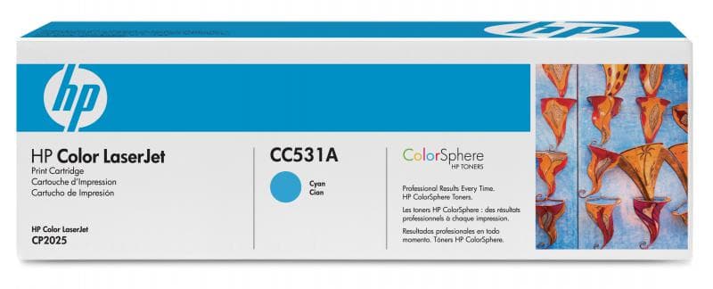 Toner HP CC531A, cyan, 2.8 k, Color LaserJet CM2320FXIMFP, ColorLaserJet