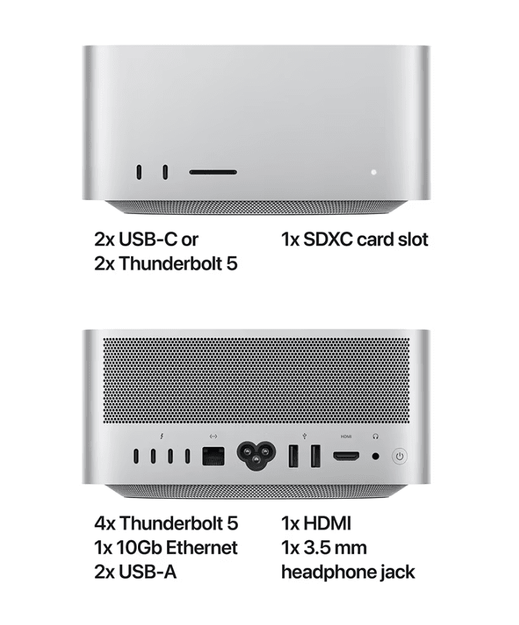Apple Mac Studio M4 Max (CPU 16-core, GPU 40-core, Neural - 3