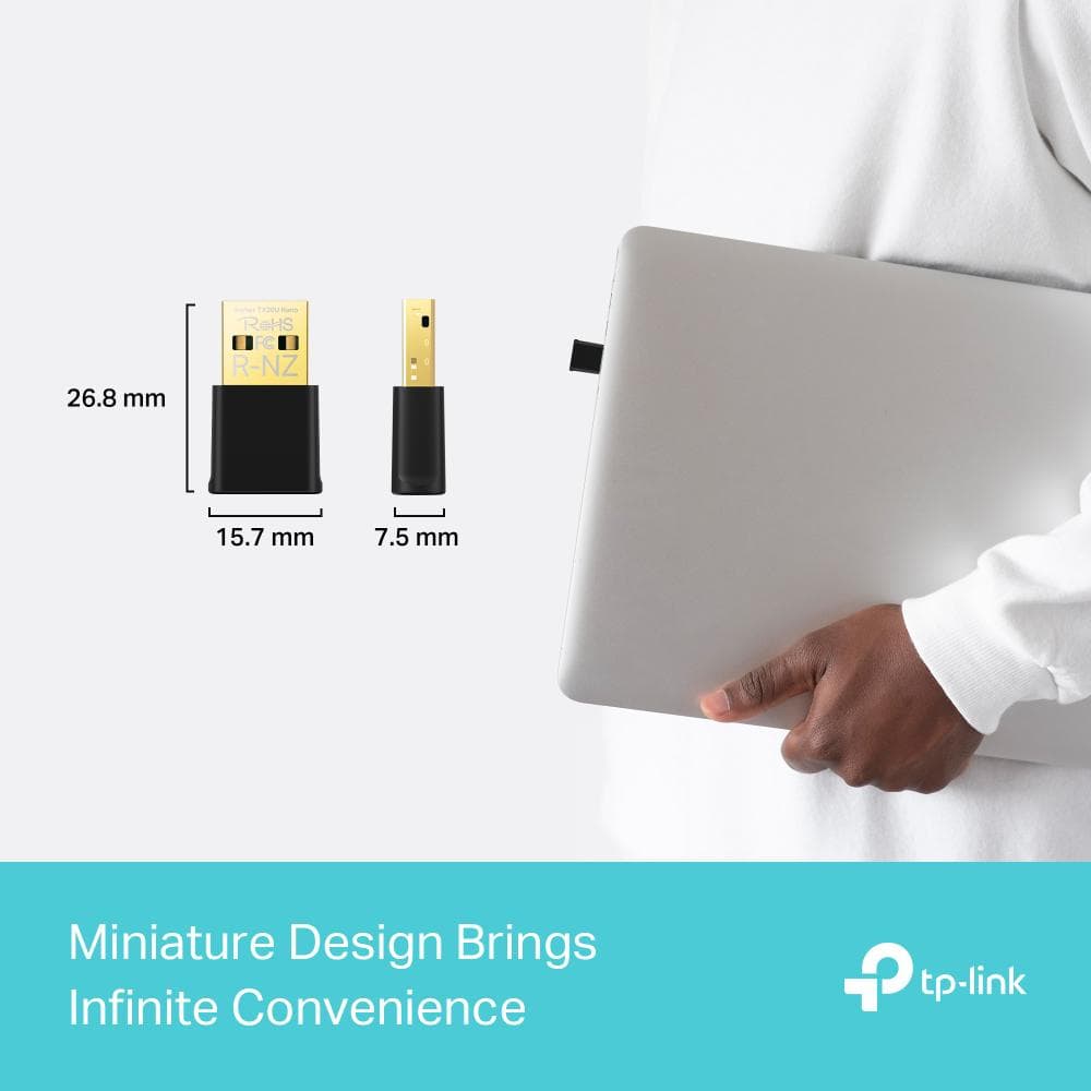 Adaptor wireless TP-Link, ARCHER TX20 NANO, AX1800, 1 x antena - 2