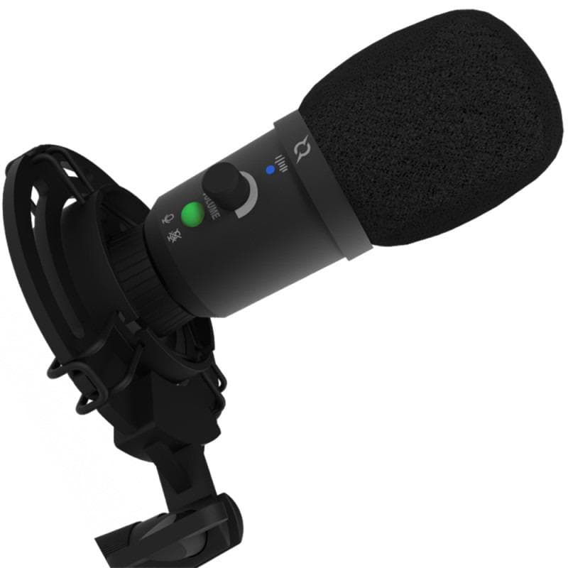 Microfon gaming AQIRYS Voyager de tip cardioid, suport flexibil, coenxiune