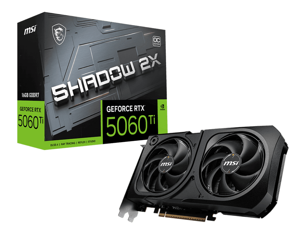 Placa video MSI GeForce RTX 5060 Ti, 16GB GDDR7, PCI