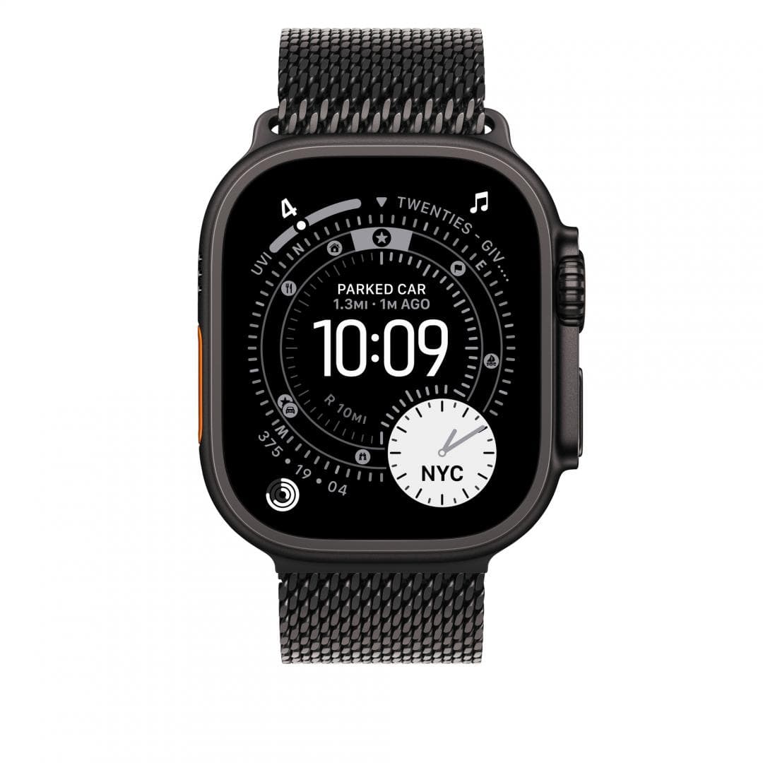 Apple Watch 49mm Black Titanium Milanese Loop - Small - 3