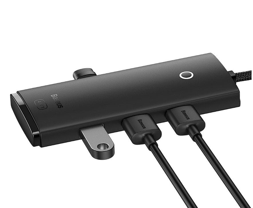 Hub extern Baseus Lite 1m, negru - 2