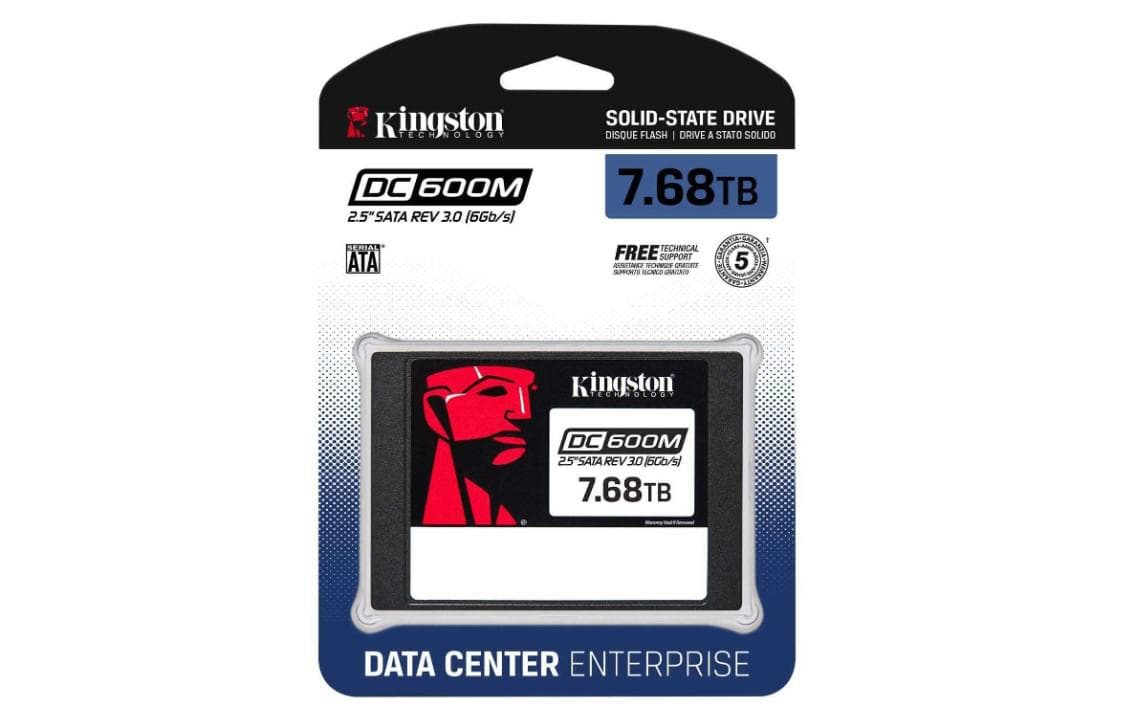 SSD intern Kingston DC600M, 7.68TB, SATA, 2.5 inch - 2