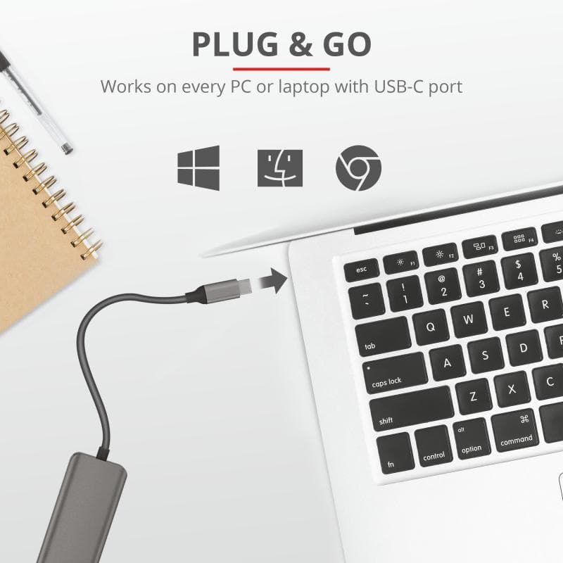 Hub USB Trust Halyx, 4 porturi USB 3.2, negru - 5