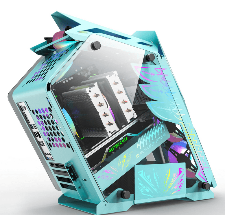 Carcasa PRO GAMING HERCULE, RGB, Mid Tower, Blue - 2