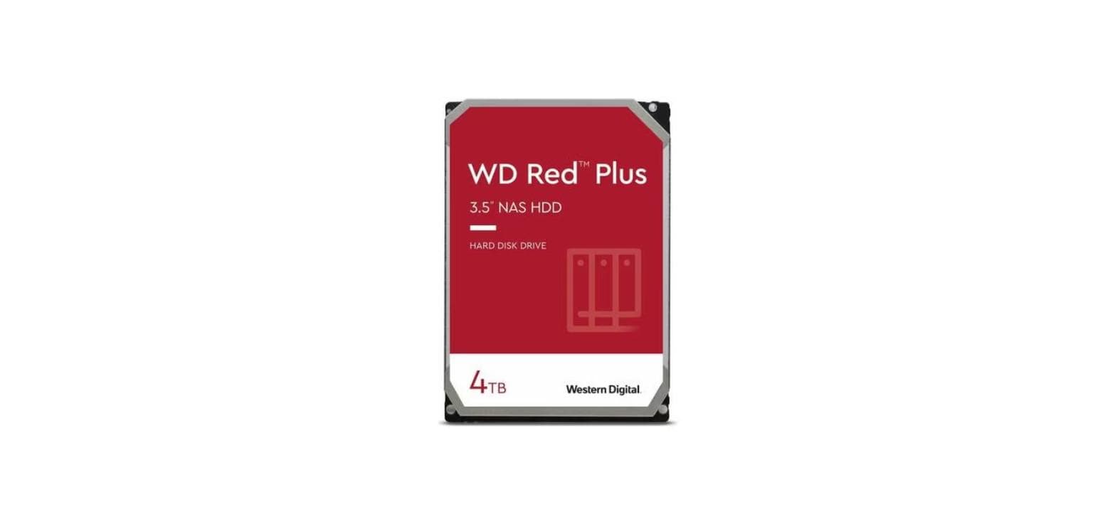 HDD NAS WD Red Plus, 4TB, 5400 RPM, 256MB, SATA