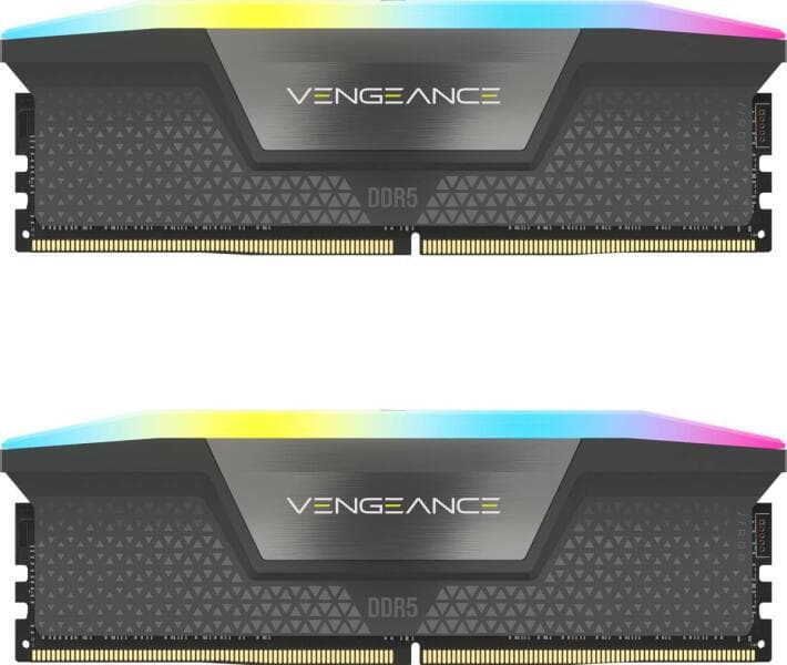 Memorie RAM Corsair Vengeance RGB, 32GB DDR5, 6000MHz, CL30 - 2
