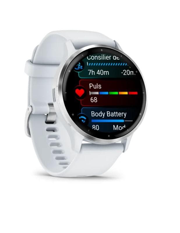 Ceas Garmin Venu 3 Silver/Whitestone - 3