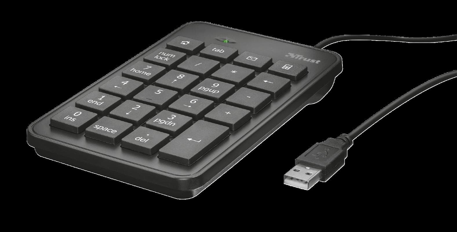 Trust Xalas USB Numeric Keypad, neagra - 2