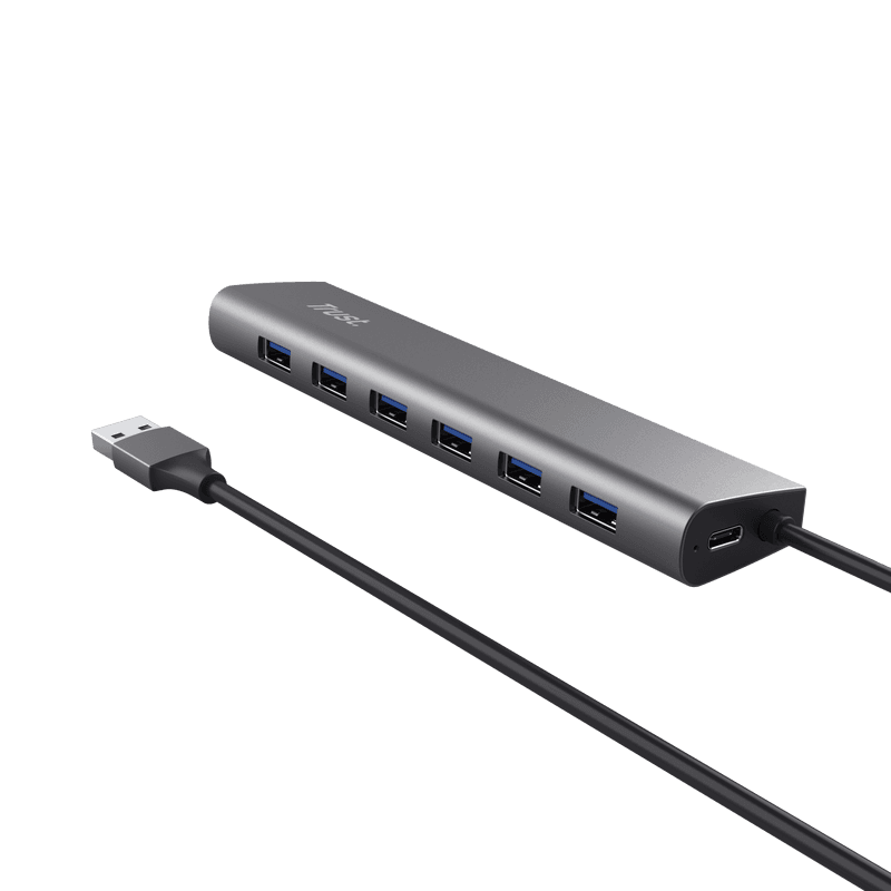 Hub Trust Halyx , 7 porturi USB 3.2 Gen 1, - 5