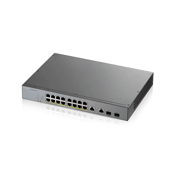 ZYXEL GS1350-18HP 16-PORT GBE POE SWITCH - 3