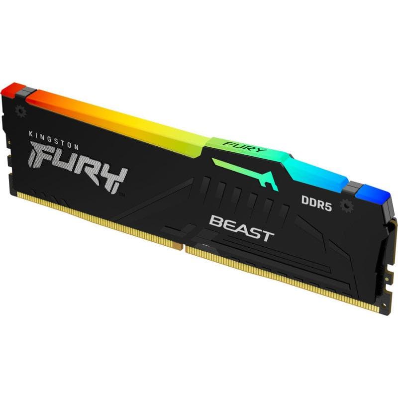 Memorie RAM Kingston FURY Beast, 32GB DDR5, 6000MHz, CL36 - 3