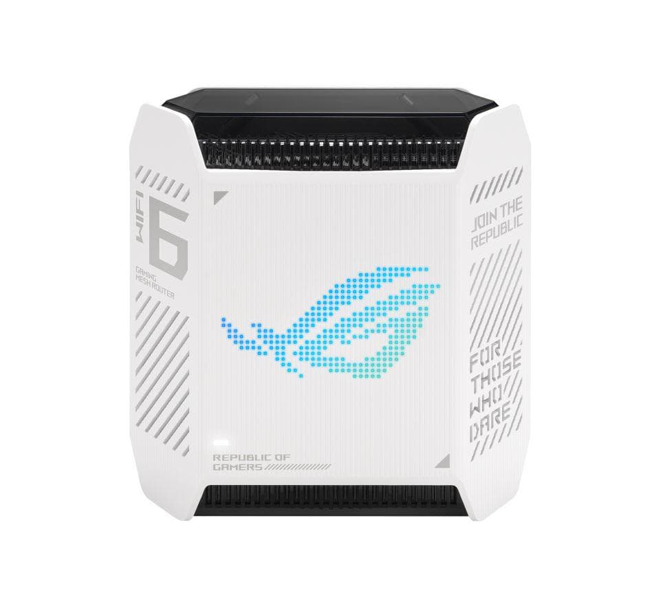 Router Wireless Asus GT6(W-1-PK)White, tri-band, WI-FI 6, Standard retea: WiFi