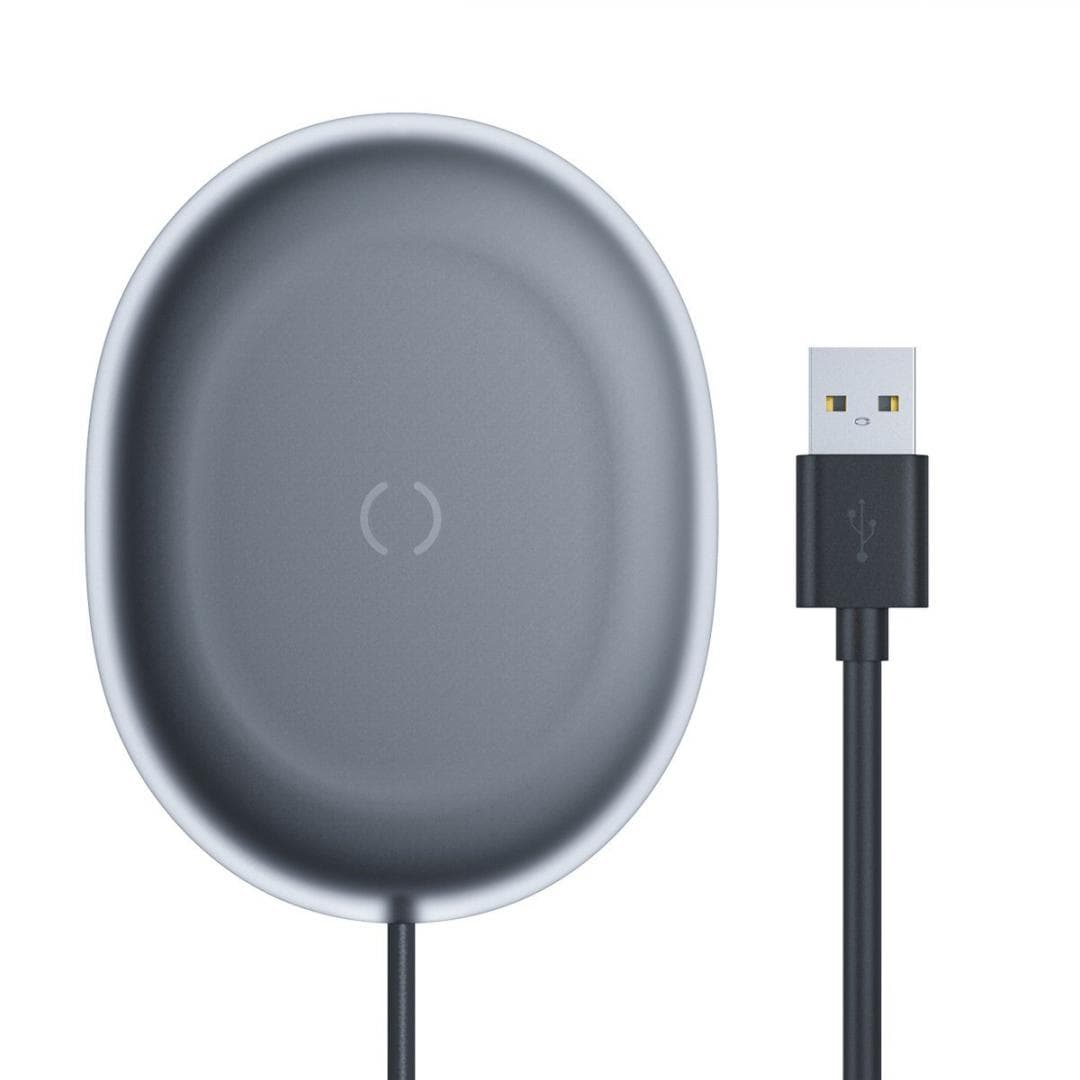 INCARCATOR wireless Baseus Jelly Qi 15W, compatibilitate smartphones si airpods,