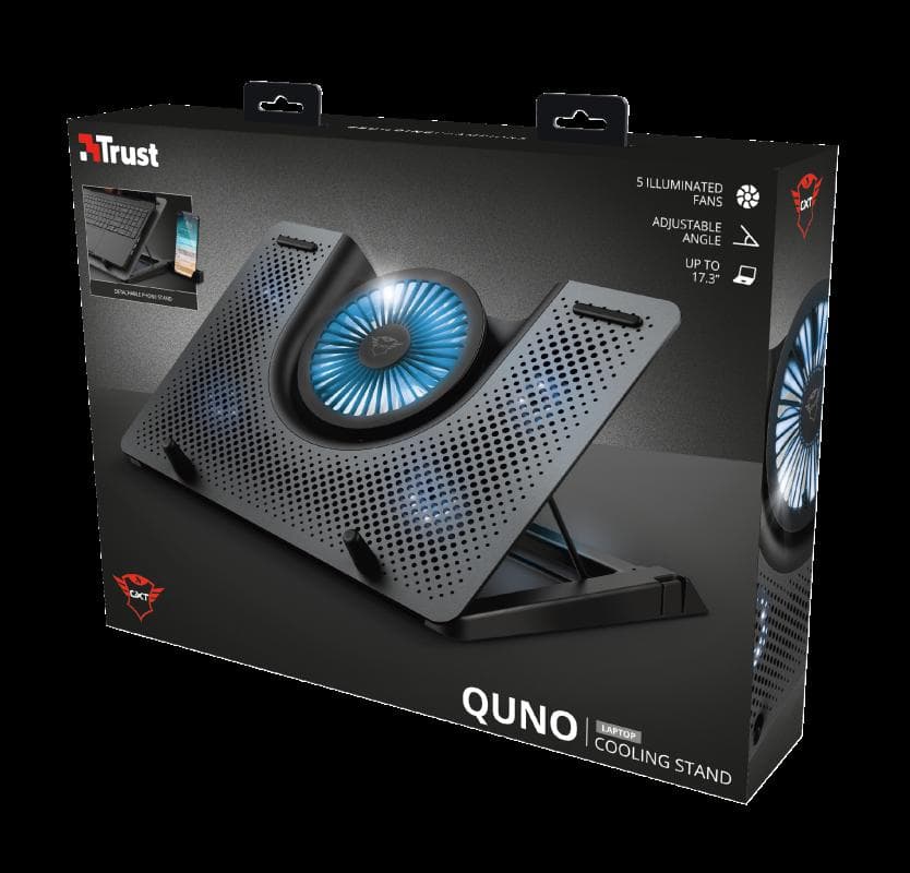 Stand/Cooler notebook Trust GXT 1125 Quno, max 17.3 inch, 5 - 8
