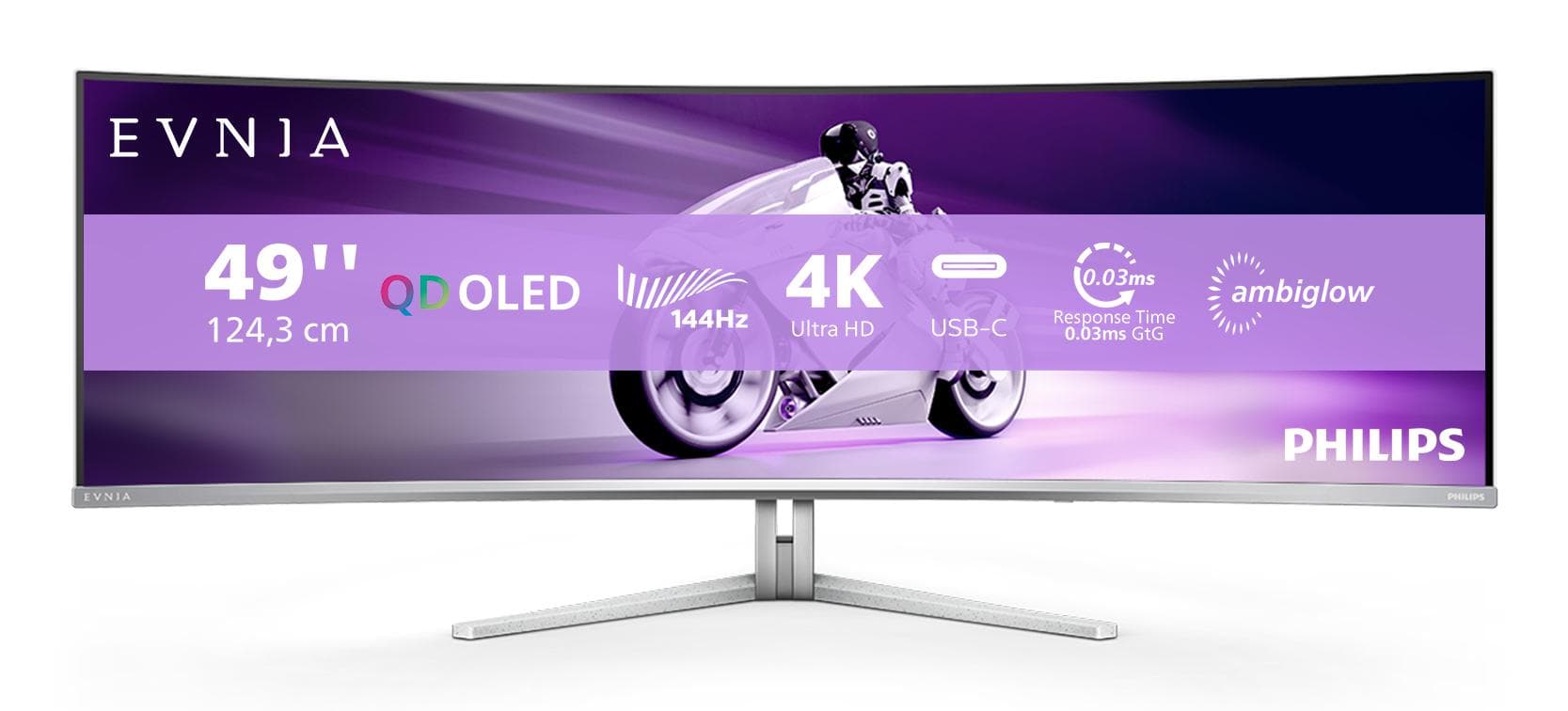 Monitor Philips 49" 49M2C8900L/00, Curvature: 1800R, Diagonal (inch): 49, Diagonal