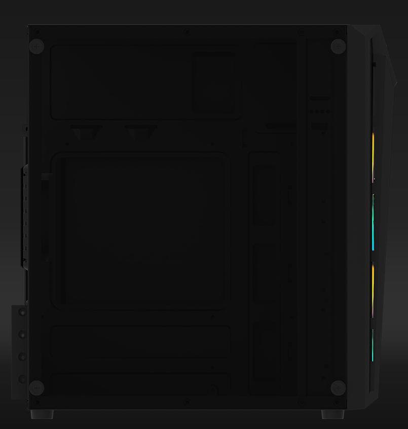 Carcasa AQIRYS BELLATRIX PRO, RGB, Mini Tower, Black - 5