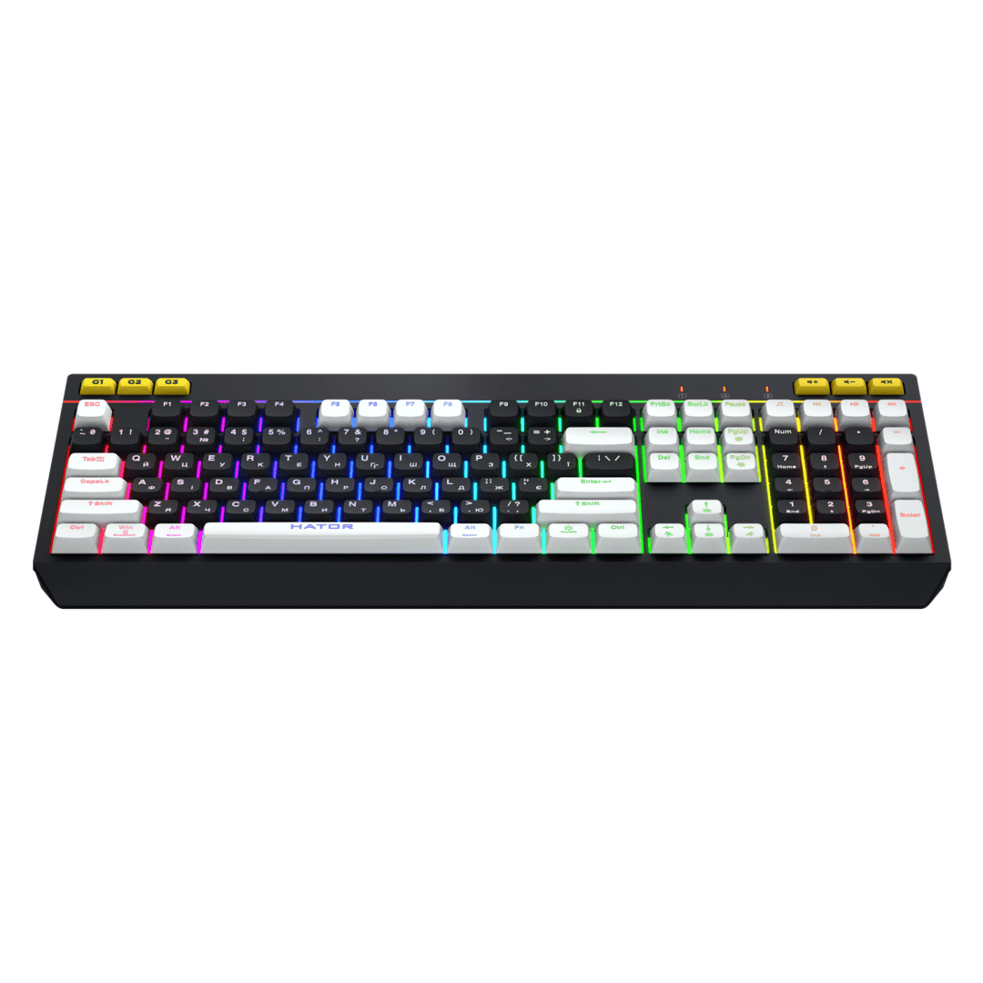 Tastatura mecanica cu fir Hator Icefall, conectivitate USB, polling rate - 2