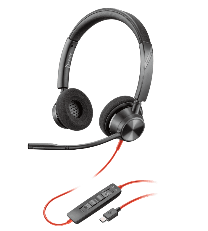 Casti Head-band HP Blackwire 3220, Cu fir, Negru