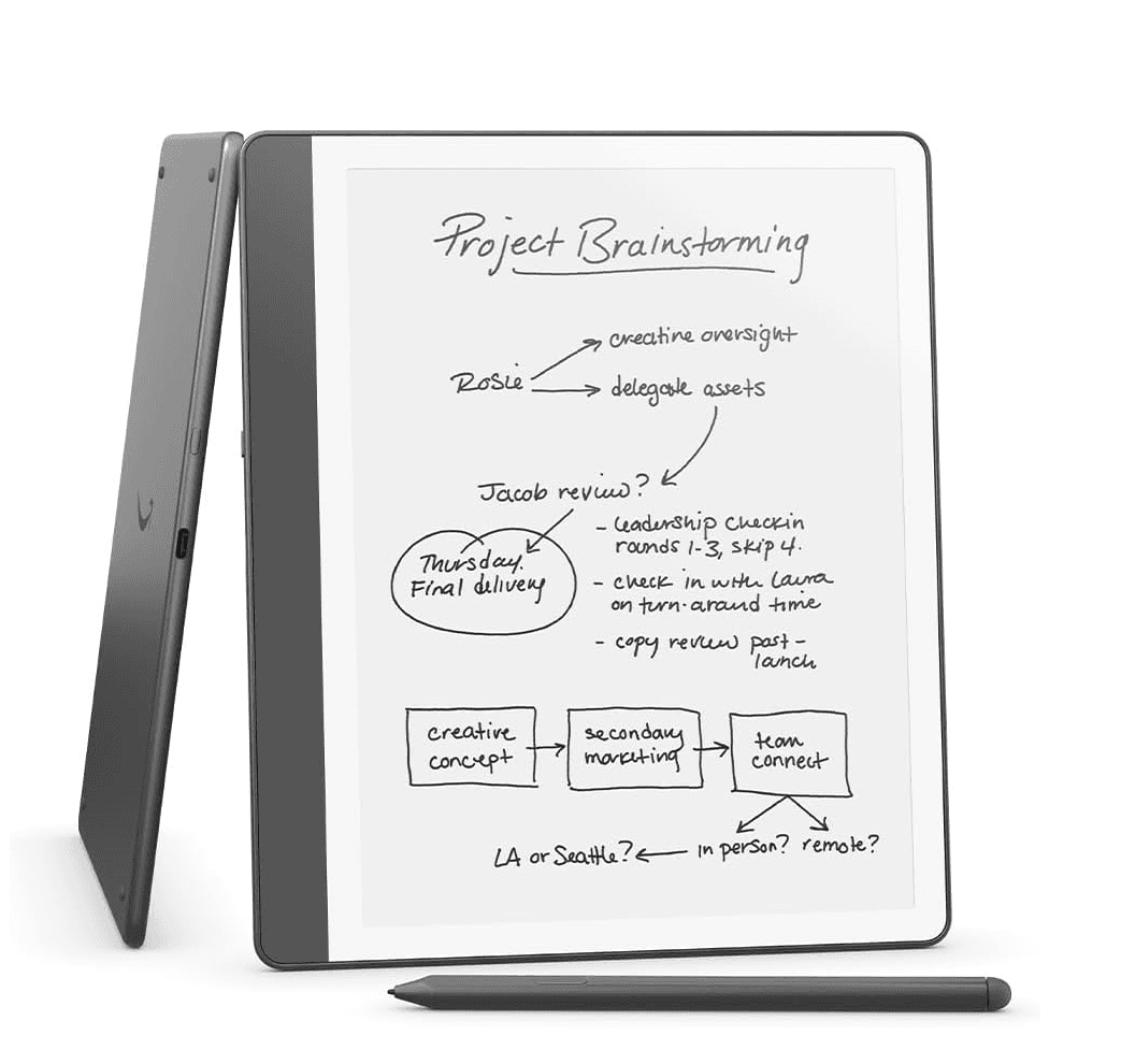 Amazon Kindle Scribe 32GB with Premium Pen (2024) - Tungsten
