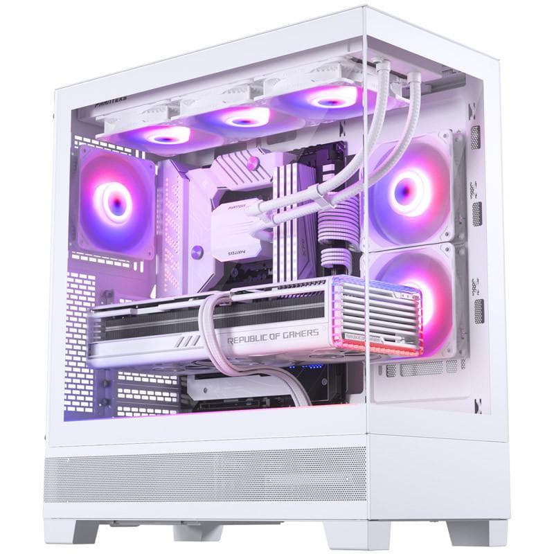 Carcasa PHANTEKS XT View, RGB, Mid Tower, White - 2