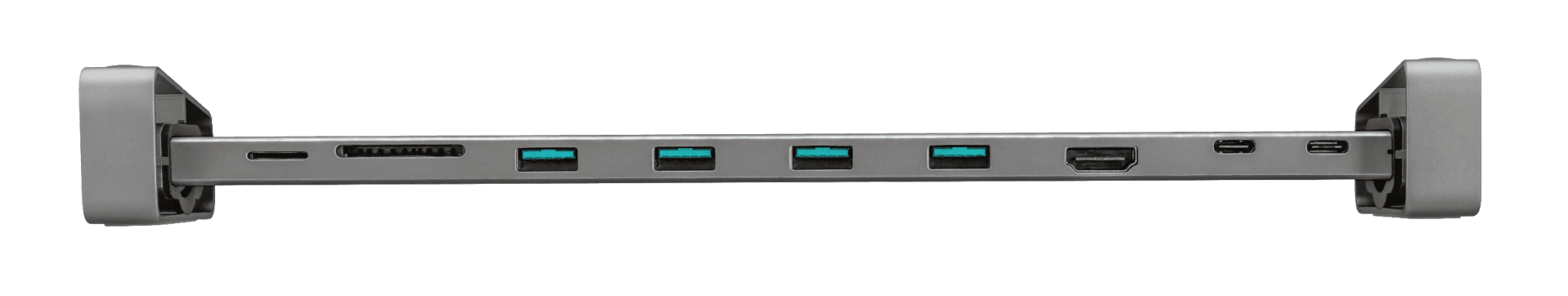 Dock USB Trust Dalyx, 10 porturi USB-C, aluminiu - 4