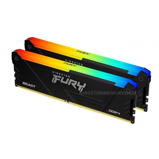 Memorie RAM Kingston FURY Beast RGB, 64 GB DDR4, 3600 - 2