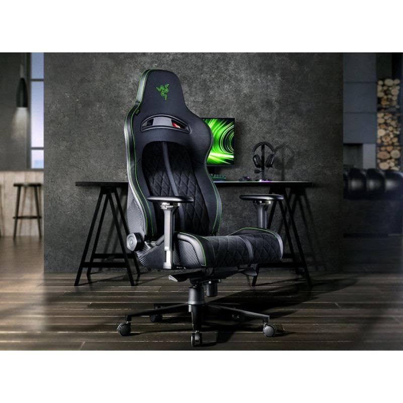 Scaun gaming Razer Enki Pro black-green - 4