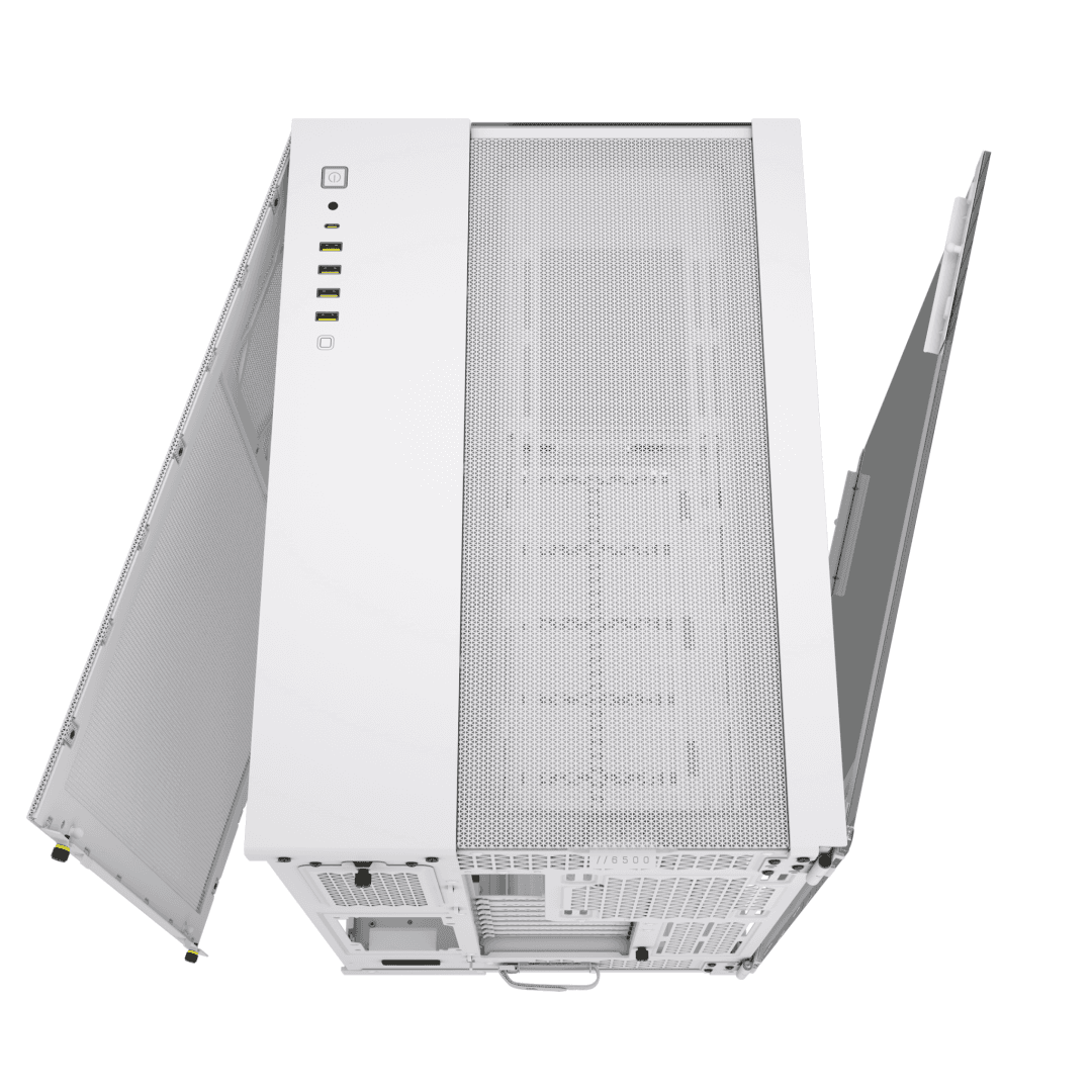 Carcasa CORSAIR 6500X, RGB, Mid Tower, White - 4