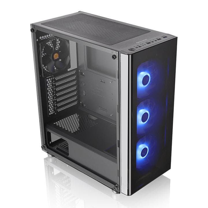 Carcasa Thermaltake V200 TG RGB, Mid Tower, Black - 4