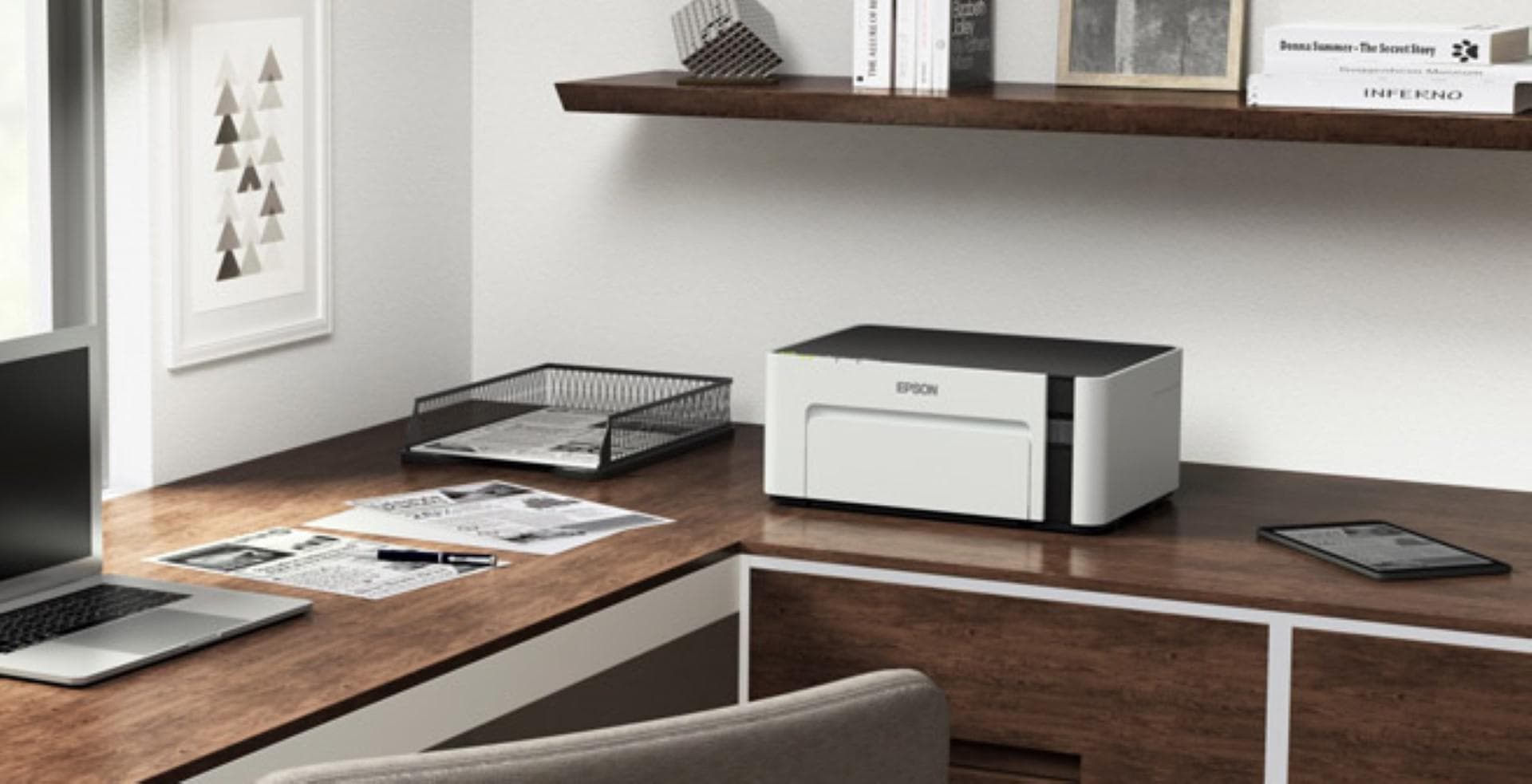 Imprimanta inkjet mono CISS Epson M1120, dimensiune A4, viteza max - 4