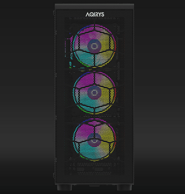 Carcasa AQIRYS Naos Pro ARGB, Mid Tower, Black - 2