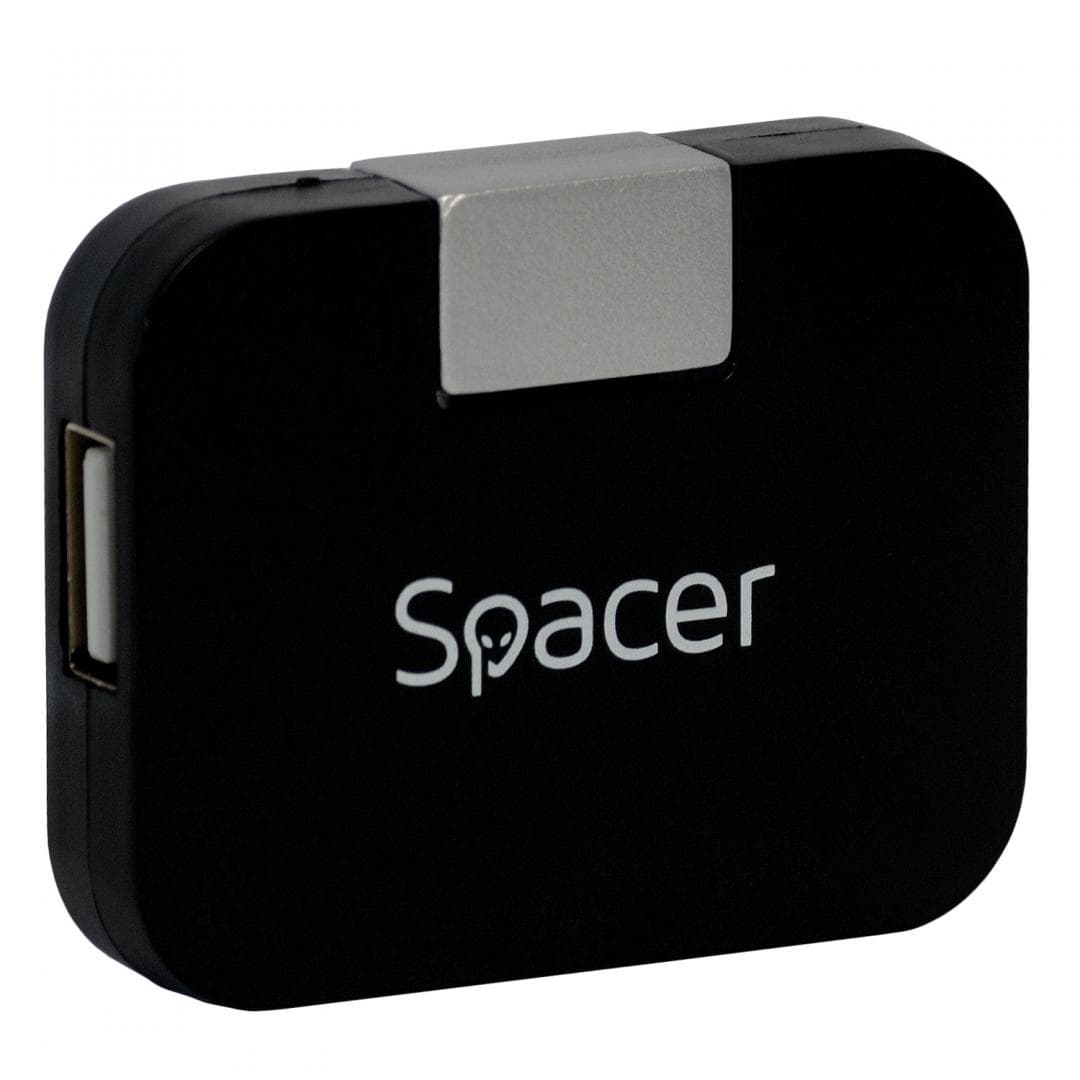 Hub Spacer, SPH-316; 4 porturi USB 2.0 extern; culoare: negru. - 2