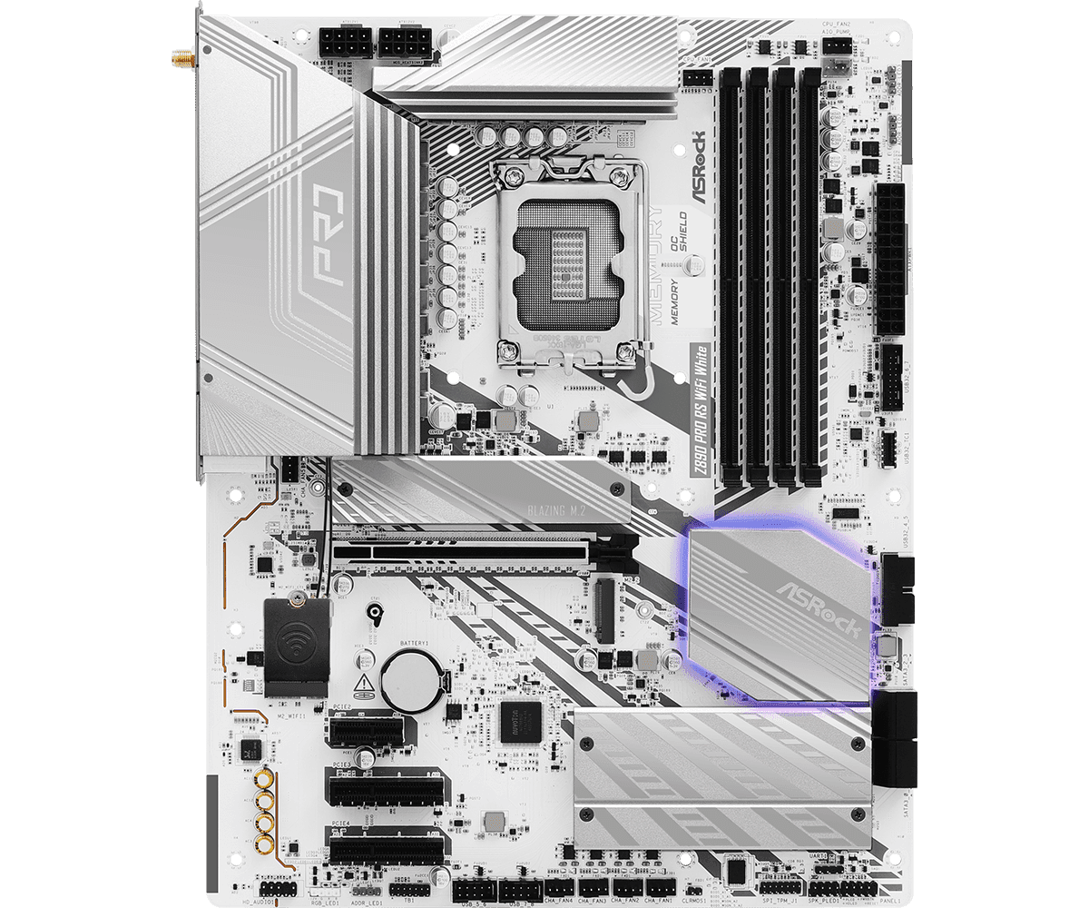 Placa de baza ASRock Z890 Pro RS WiFi White, Socket - 3