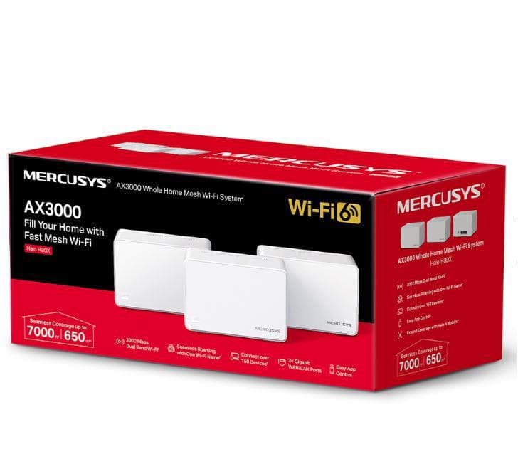 Mercusys AX3000 Whole Home Wi-Fi system HALO H80X(3-PACK),wi-fi 6 Dual-Band, - 4