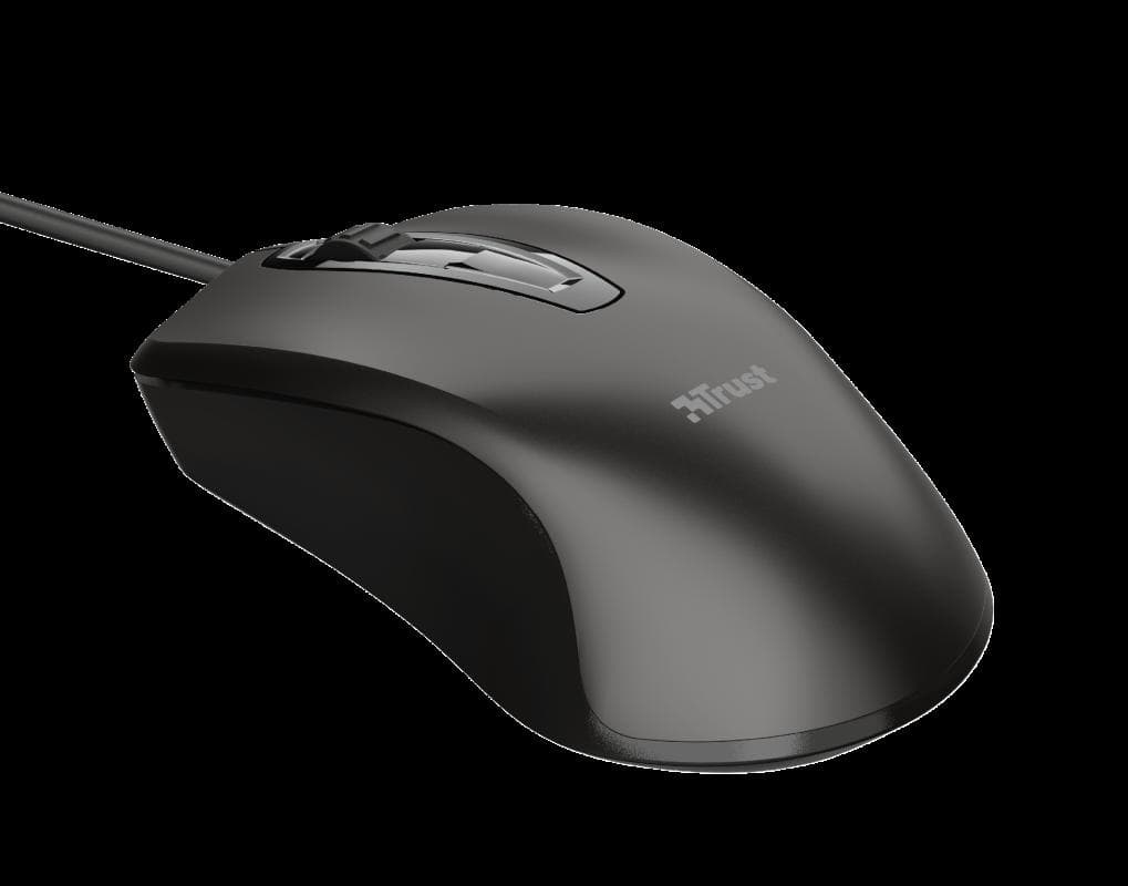 Mouse Trust Carve, USB Mouse, negru - 2