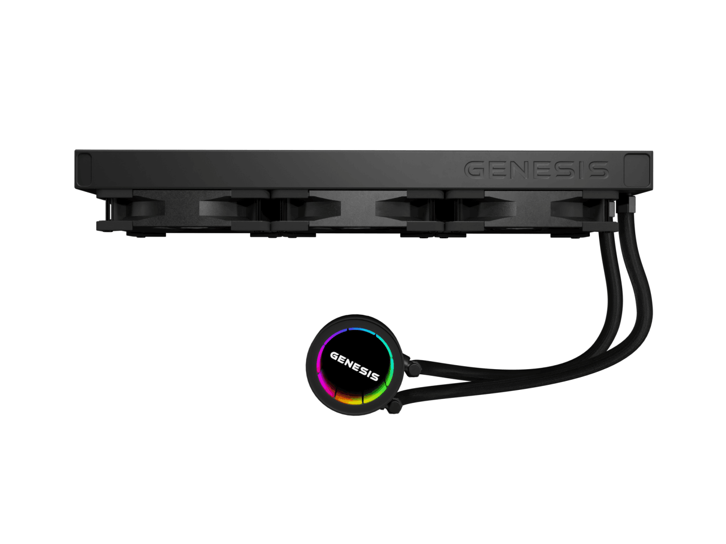 Cooler Procesor GENESIS HYDRIA 360 ARGB NEGRU, dimensiune radiator 397x120x27mm, - 3