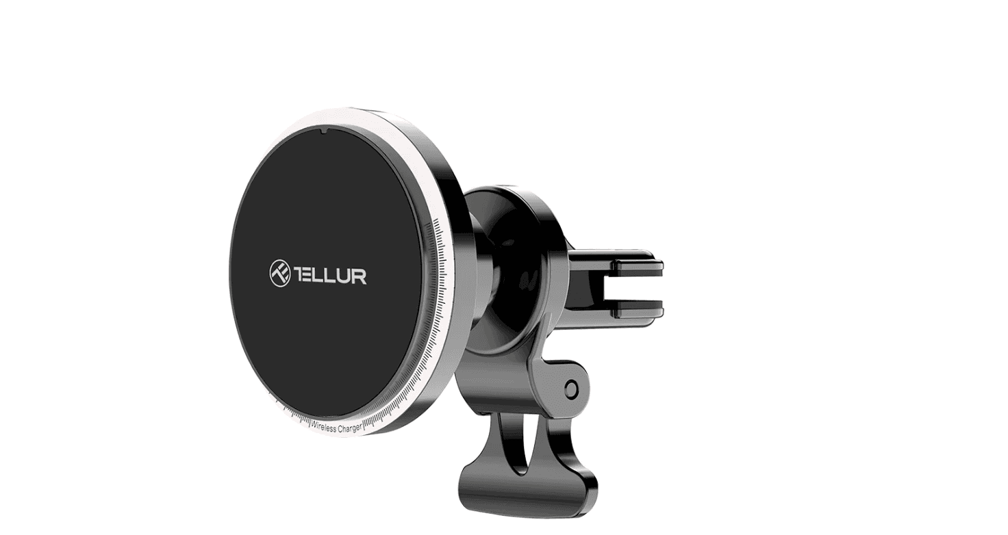 Incarcator auto wireless Tellur, compatibil MagSafe, 15W, compatibilitate iPhone compatibile