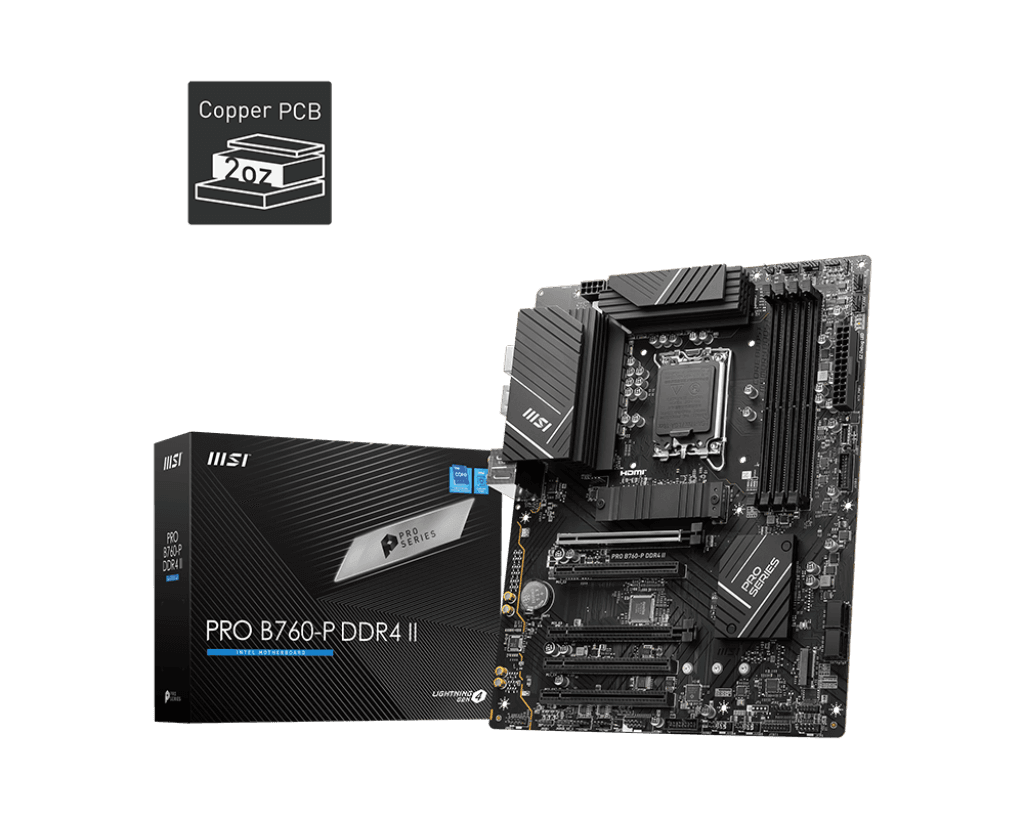 Placa de baza MSI PRO B760-P DDR4 II, Socket 1700, - 2