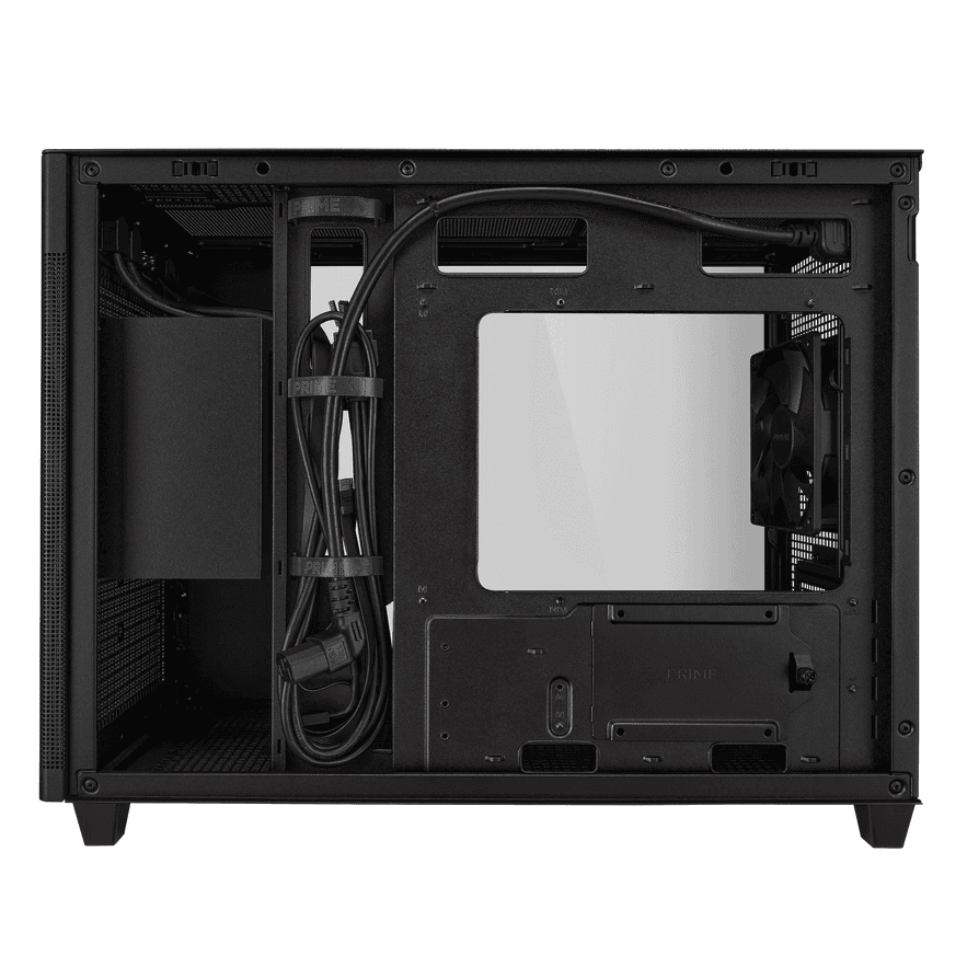 Carcasa ASUS AP201 PRIME CASE TG, Mini Tower, Black - 4